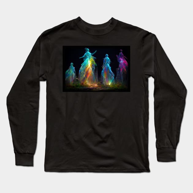 Standing stones fairies 4 Long Sleeve T-Shirt by fairyfreak